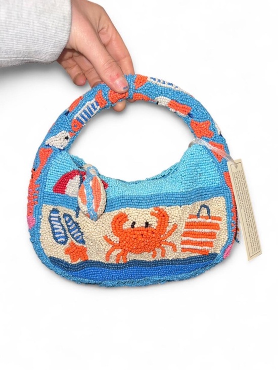 T.J.Maxx Handbags - viral crab beach seagull lobster ocean beaded mini shoulder bad made in india